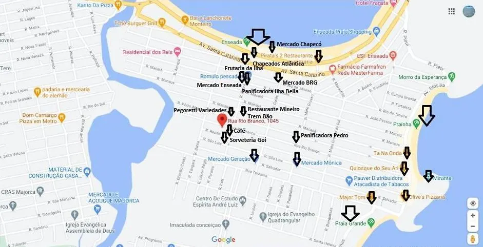 Casa Enseada, Prainha Para Ate 6 Prox Mar Com 2 Ar Split サン・フランシスコ・ド・スル 0*,  ブラジル